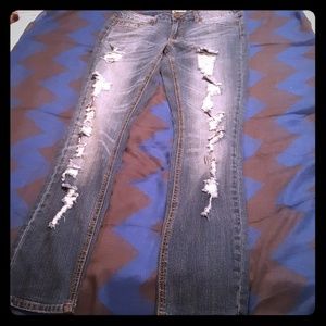 Distressed Skinny Jeans